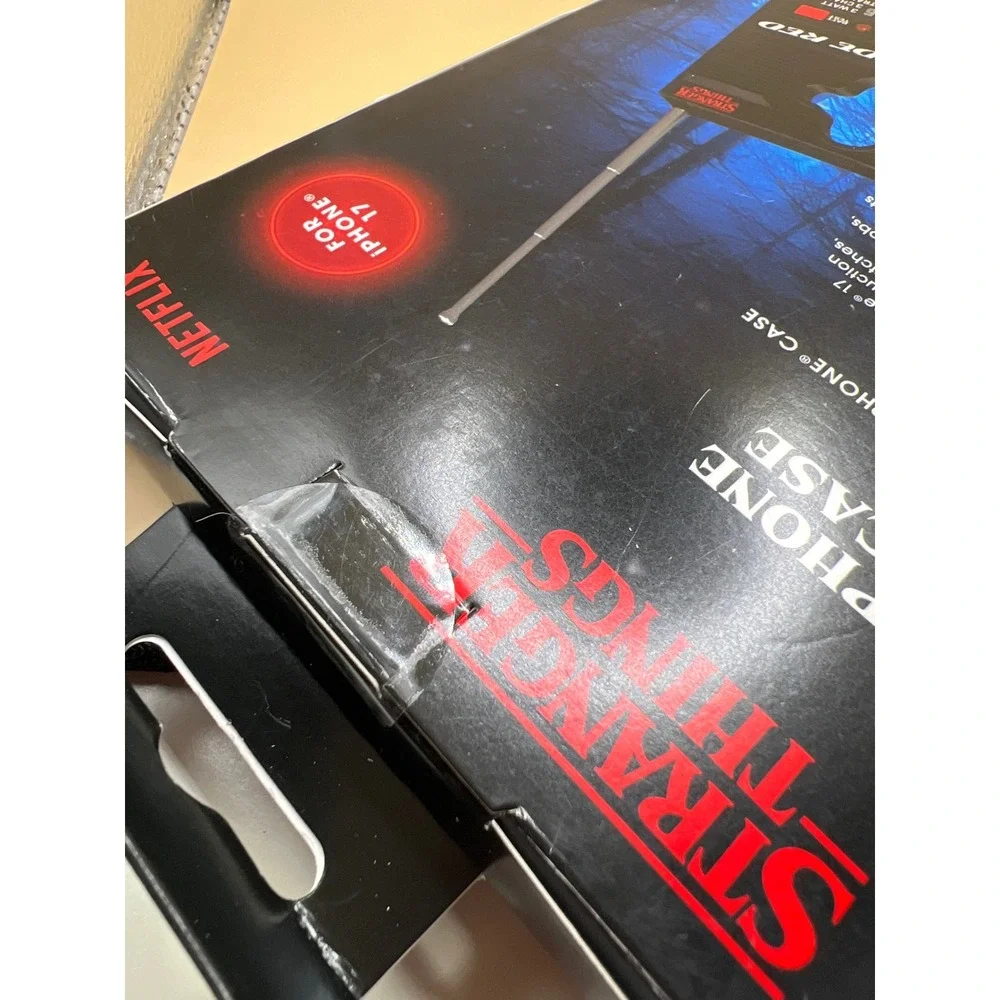 Stranger Things Walkie Talkie iPhone 17 Case Black New Netflix Code Red SZN-115